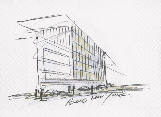 Tadao Ando Concept Sketch